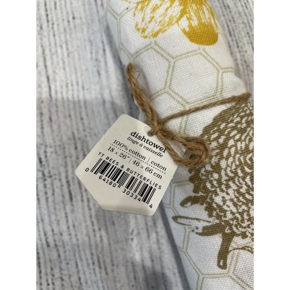 lot of 3 Now Designs Danica Kitchen Towel 18x26” Pastel Spring Bugs B10 - Picture 4 of 4